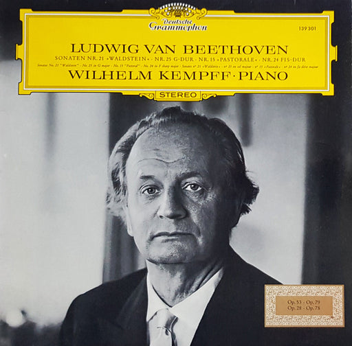 Ludwig van Beethoven, Wilhelm Kempff – Sonaten Nr. 21 »Waldstein«, Nr. 25 G-dur, Nr. 15 »Pastorale«, Nr. 24 Fis-dur