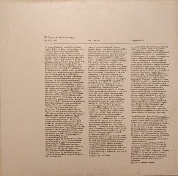 Géza Anda, Wolfgang Amadeus Mozart, Wiener Symphoniker – Concerto No.20 KV 466 - Concerto No.21 KV 467 D-Moll LP vinyl record, image 3 of 6