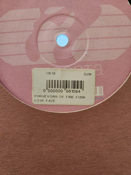 Purveyors Of Fine Funk – Love Faze 12" vinyl record, image 4 of 5