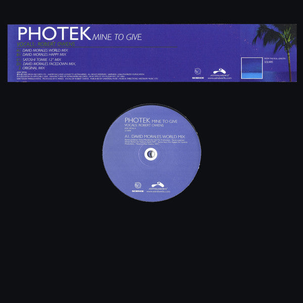 Photek – Mine To Give (2x12")