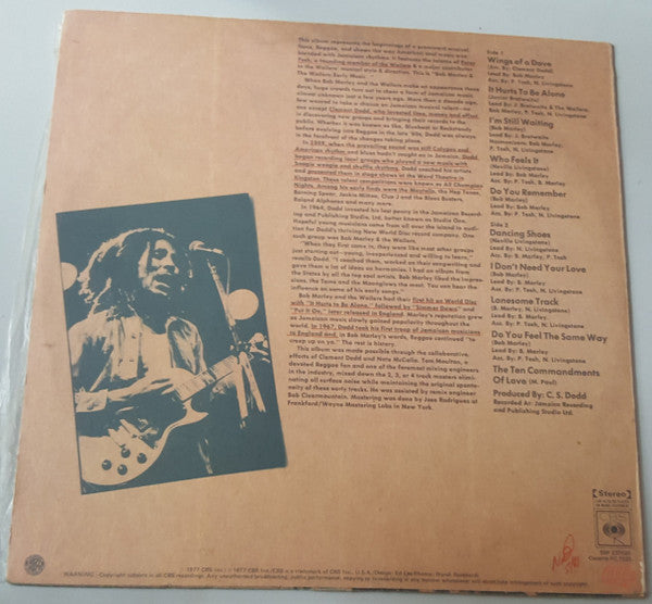 Bob Marley & The Wailers – Early Music LP vinyl record, image 2 of 4