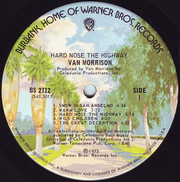 Van Morrison – Hard Nose The Highway LP vinyl record, image 4 of 8