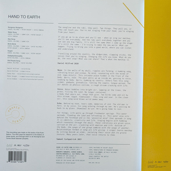 Australian Art Orchestra – Hand to Earth LP vinyl record, image 2 of 4