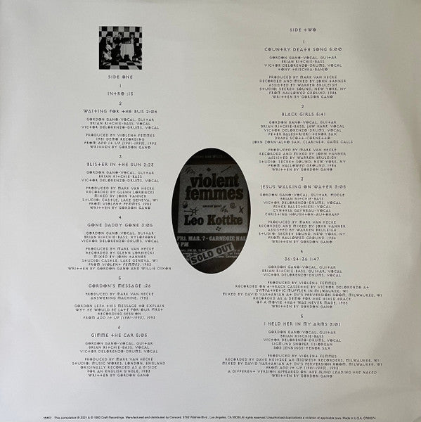 Violent Femmes – Add It Up (1981-1993) (2xLP) LP vinyl record, image 10 of 10