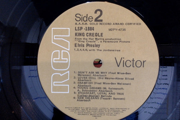 Elvis Presley – King Creole LP vinyl record, image 6 of 6