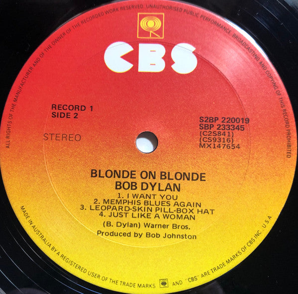 Bob Dylan – Blonde On Blonde (2xLP) LP vinyl record, image 6 of 10