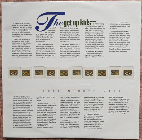 The Get Up Kids – Four Minute Mile LP vinyl record, image 5 of 8