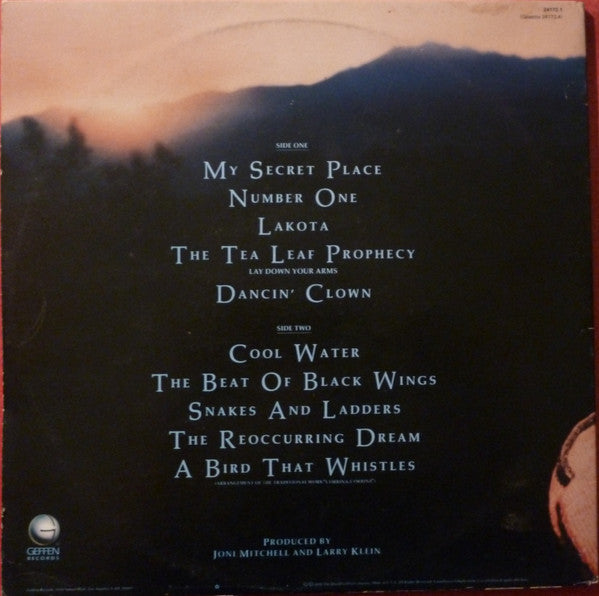 Joni Mitchell – Chalk Mark In A Rain Storm LP vinyl record, image 2 of 6
