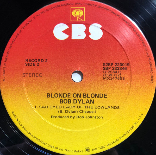 Bob Dylan – Blonde On Blonde (2xLP) LP vinyl record, image 8 of 10