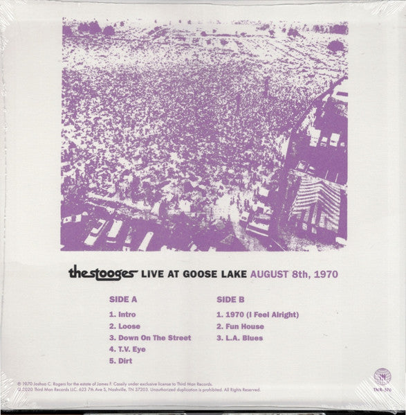 The Stooges – Live At Goose Lake August 8th, 1970 LP vinyl record, image 2 of 10