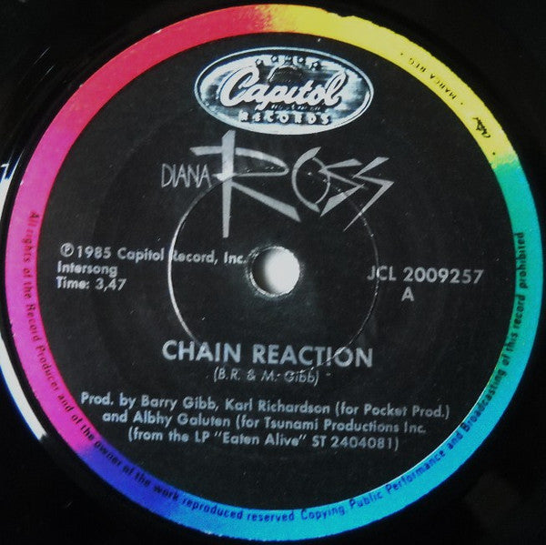 Diana Ross – Chain Reaction 7" vinyl record, image 4 of 5