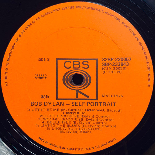Bob Dylan – Self Portrait (2xLP) LP vinyl record, image 6 of 8