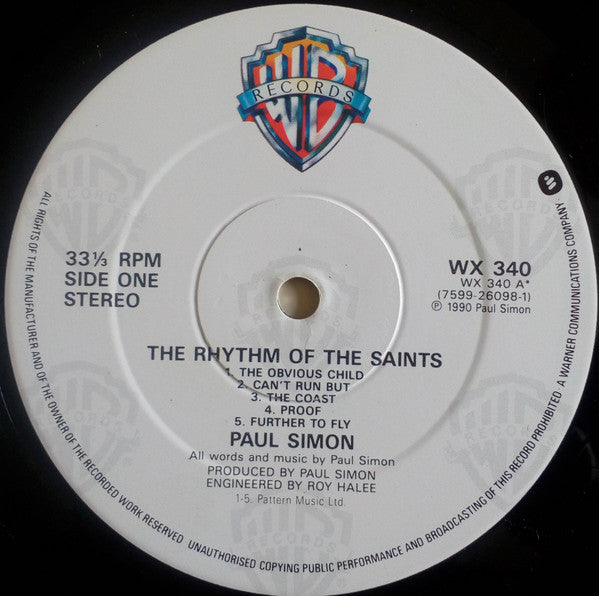 Paul Simon – The Rhythm Of The Saints LP vinyl record, image 3 of 7