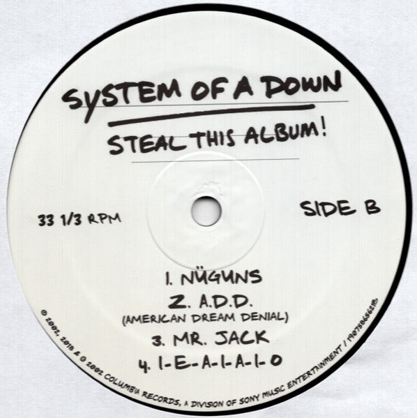 System Of A Down – Steal This Album! (2xLP) LP vinyl record, image 4 of 10