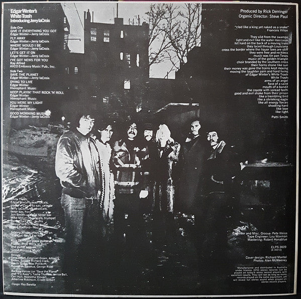 Edgar Winter's White Trash – Edgar Winter's White Trash LP vinyl record, image 2 of 6