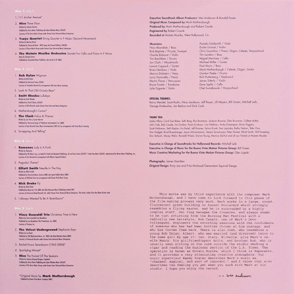 Various – The Royal Tenenbaums (Original Soundtrack) LP vinyl record, image 3 of 10