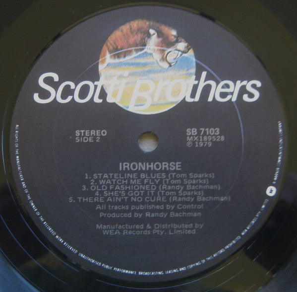 Ironhorse – Ironhorse LP vinyl record, image 4 of 4