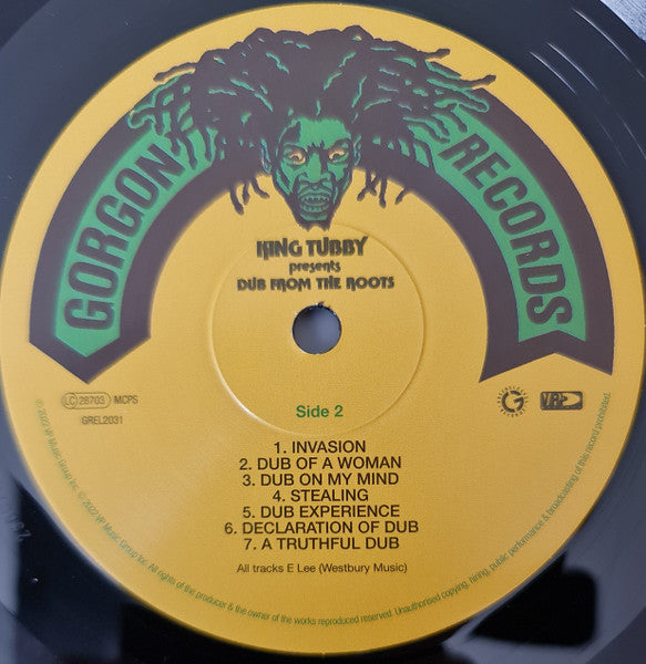 King Tubby – Dub From The Roots LP vinyl record, image 4 of 4