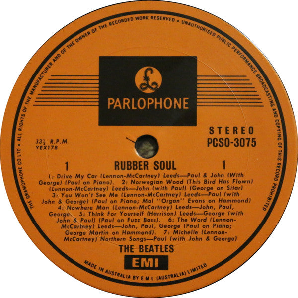 The Beatles – Rubber Soul LP vinyl record, image 2 of 4