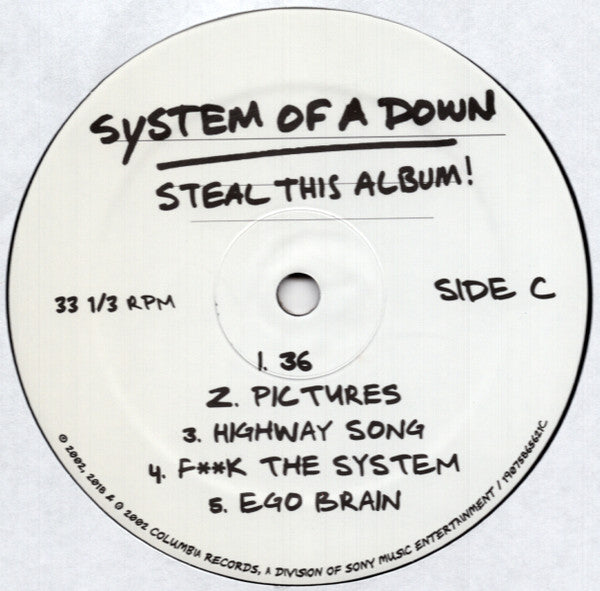 System Of A Down – Steal This Album! (2xLP) LP vinyl record, image 7 of 10