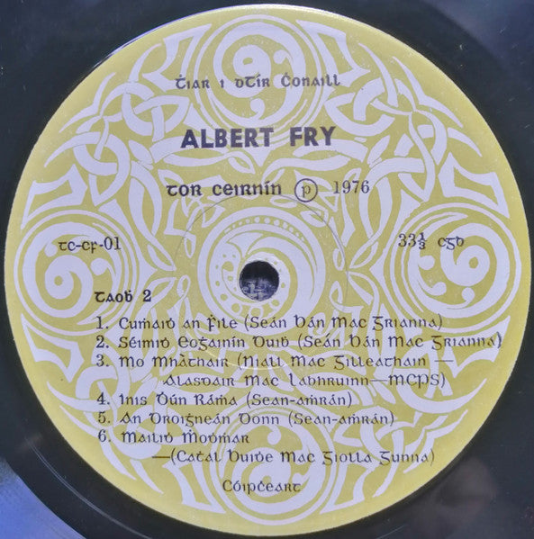 Albert Fry – Thiar i dTír Chonaill LP vinyl record, image 4 of 10