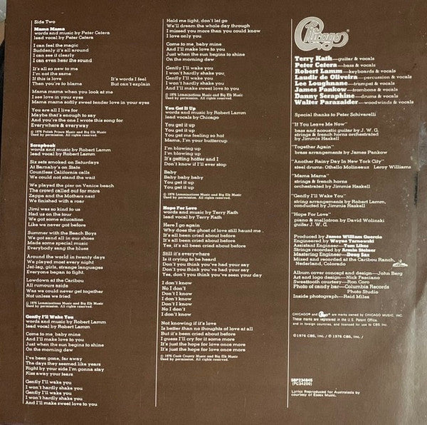 Chicago – Chicago X LP vinyl record, image 8 of 9