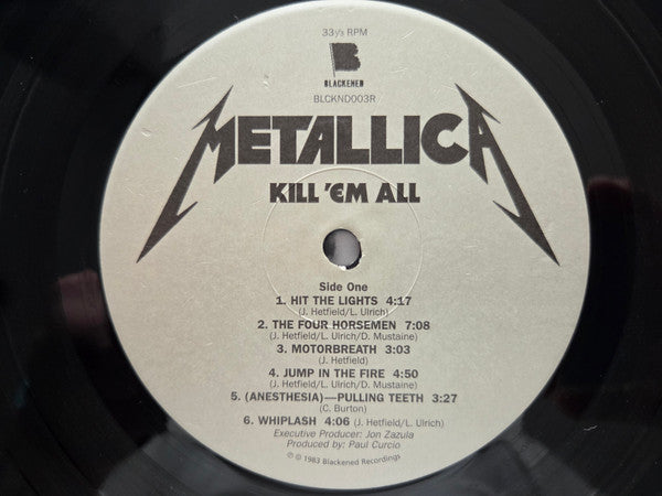 Metallica – Kill 'Em All LP vinyl record, image 6 of 7