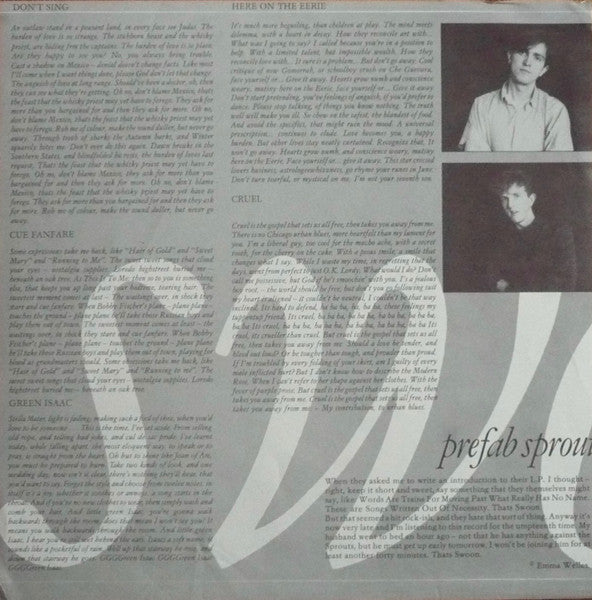 Prefab Sprout – Swoon LP vinyl record, image 5 of 8