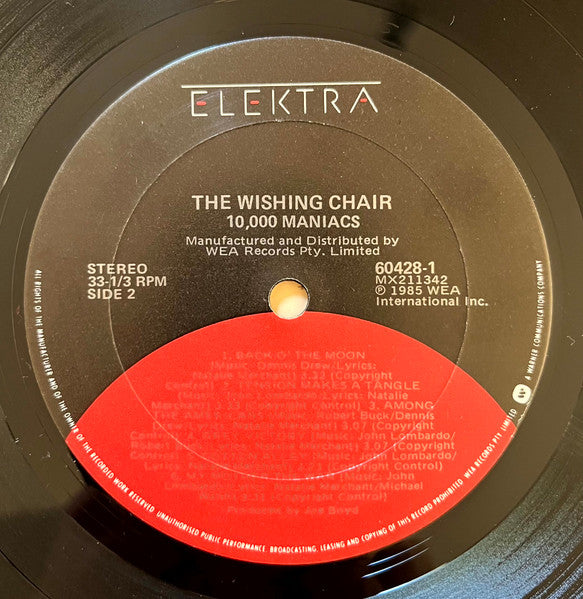 10,000 Maniacs – The Wishing Chair LP vinyl record, image 4 of 6
