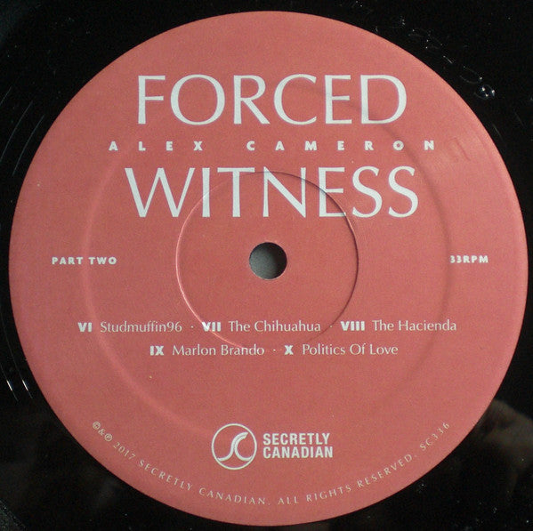 Alex Cameron – Forced Witness LP vinyl record, image 4 of 6