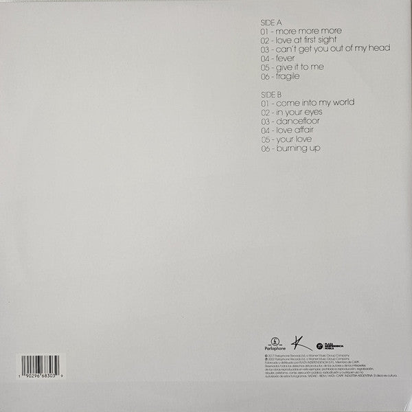 Kylie Minogue – Fever LP vinyl record, image 2 of 10