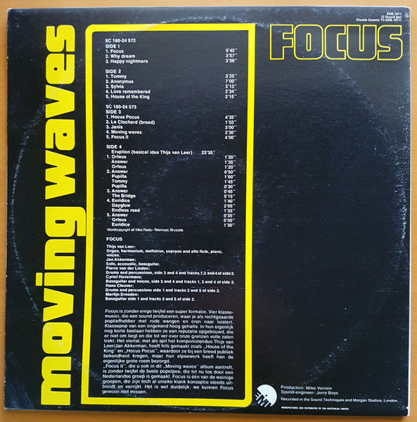 Focus – Moving Waves (2xLP) LP vinyl record, image 2 of 7