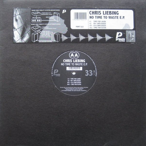 Chris Liebing – No Time To Waste E.P. 12" vinyl record, image 1 of 4