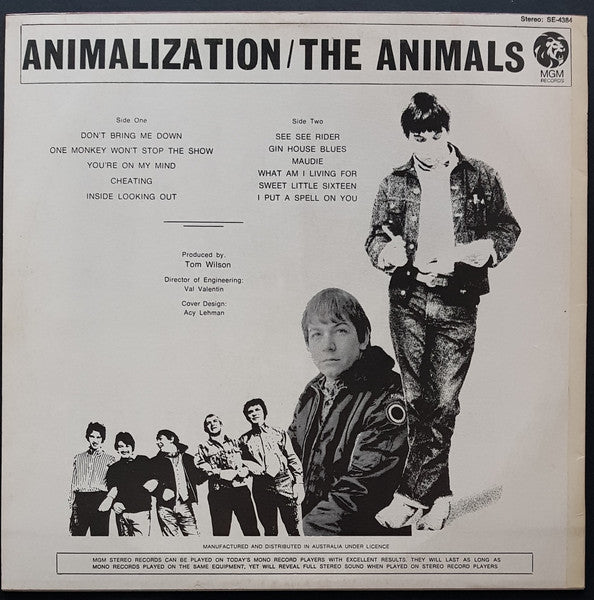The Animals – Animalization LP vinyl record, image 2 of 5