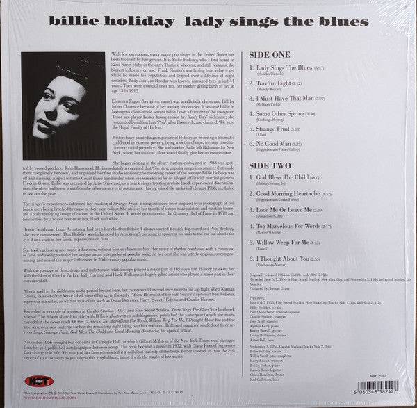 Billie Holiday – Lady Sings The Blues LP vinyl record, image 2 of 5