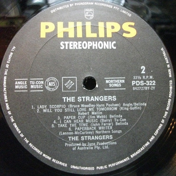 The Strangers – The Strangers LP vinyl record, image 4 of 4