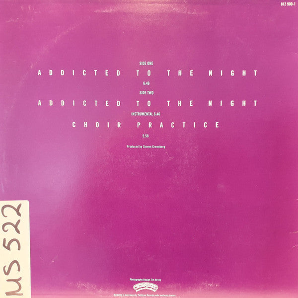 Lipps, Inc. – Addicted To The Night 12" vinyl record, image 2 of 4