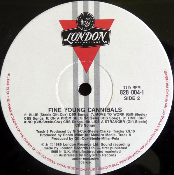 Fine Young Cannibals – Fine Young Cannibals LP vinyl record, image 6 of 7