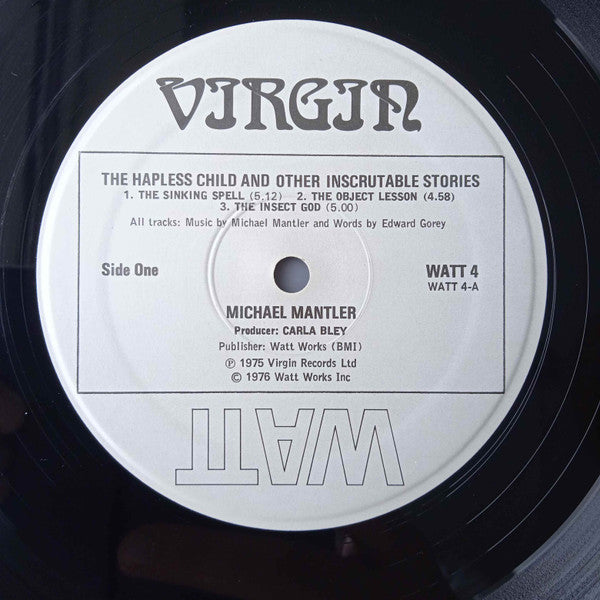 Michael Mantler, Edward Gorey – The Hapless Child And Other Inscrutable Stories LP vinyl record, image 4 of 5