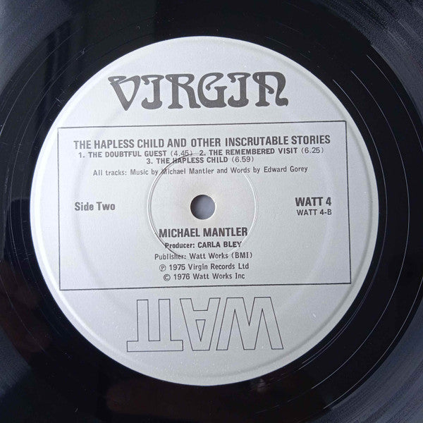 Michael Mantler, Edward Gorey – The Hapless Child And Other Inscrutable Stories LP vinyl record, image 5 of 5
