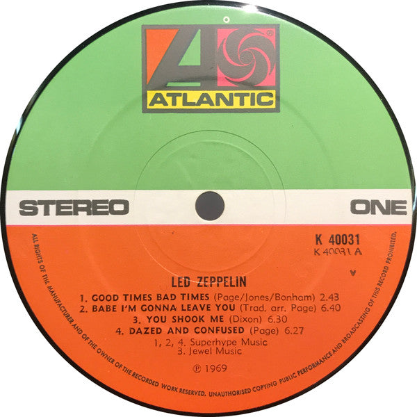 Led Zeppelin – Led Zeppelin LP vinyl record, image 3 of 5