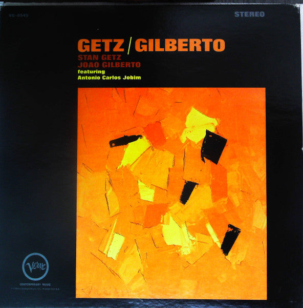 Stan Getz, João Gilberto, Antonio Carlos Jobim – Getz / Gilberto LP vinyl record, image 1 of 9