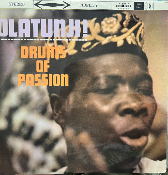 Babatunde Olatunji – Drums Of Passion LP vinyl record, image 1 of 4