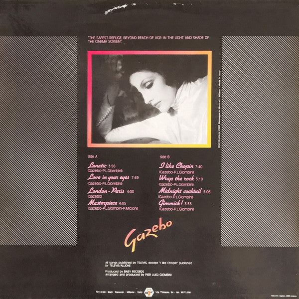Gazebo – Gazebo LP vinyl record, image 2 of 6