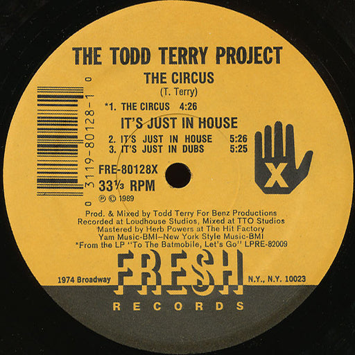 The Todd Terry Project – The Circus / Weekend