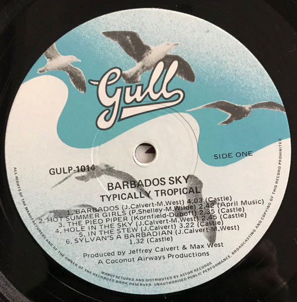 Typically Tropical – Barbados Sky LP vinyl record, image 3 of 4