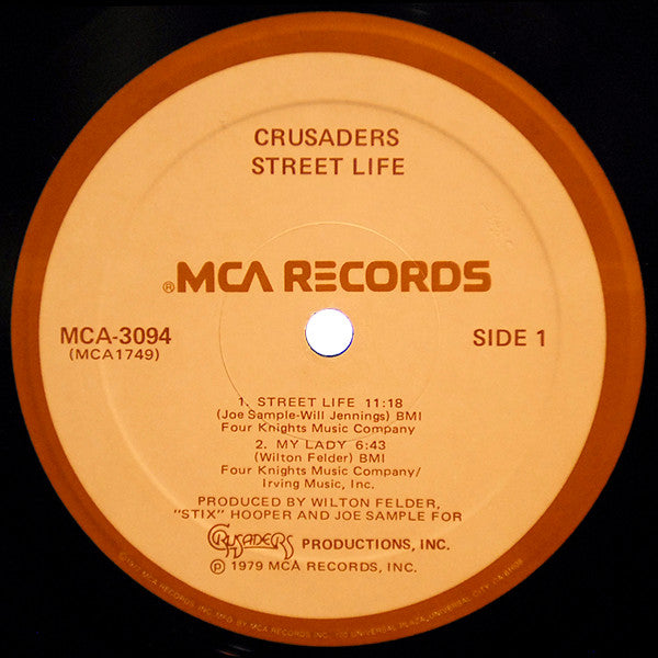 The Crusaders – Street Life LP vinyl record, image 3 of 4