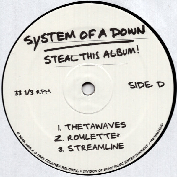 System Of A Down – Steal This Album! (2xLP) LP vinyl record, image 8 of 10