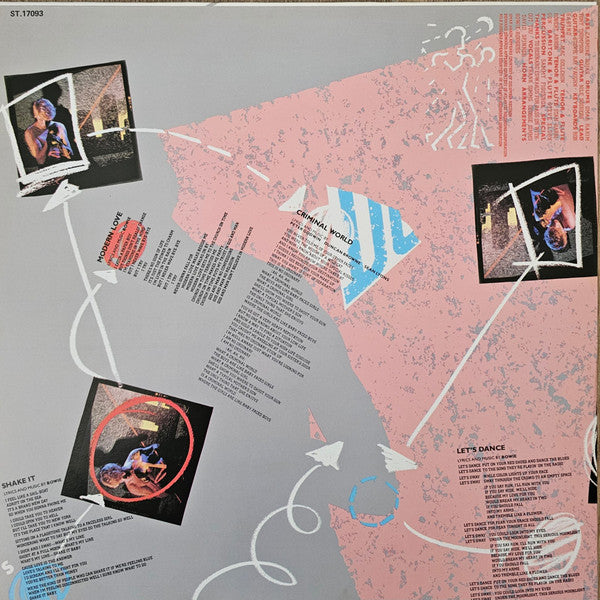 David Bowie – Let's Dance LP vinyl record, image 5 of 8