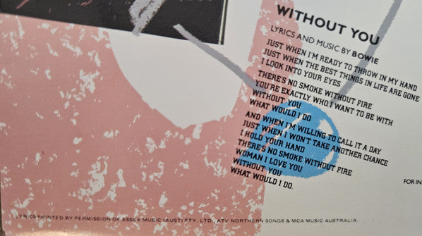 David Bowie – Let's Dance LP vinyl record, image 8 of 8